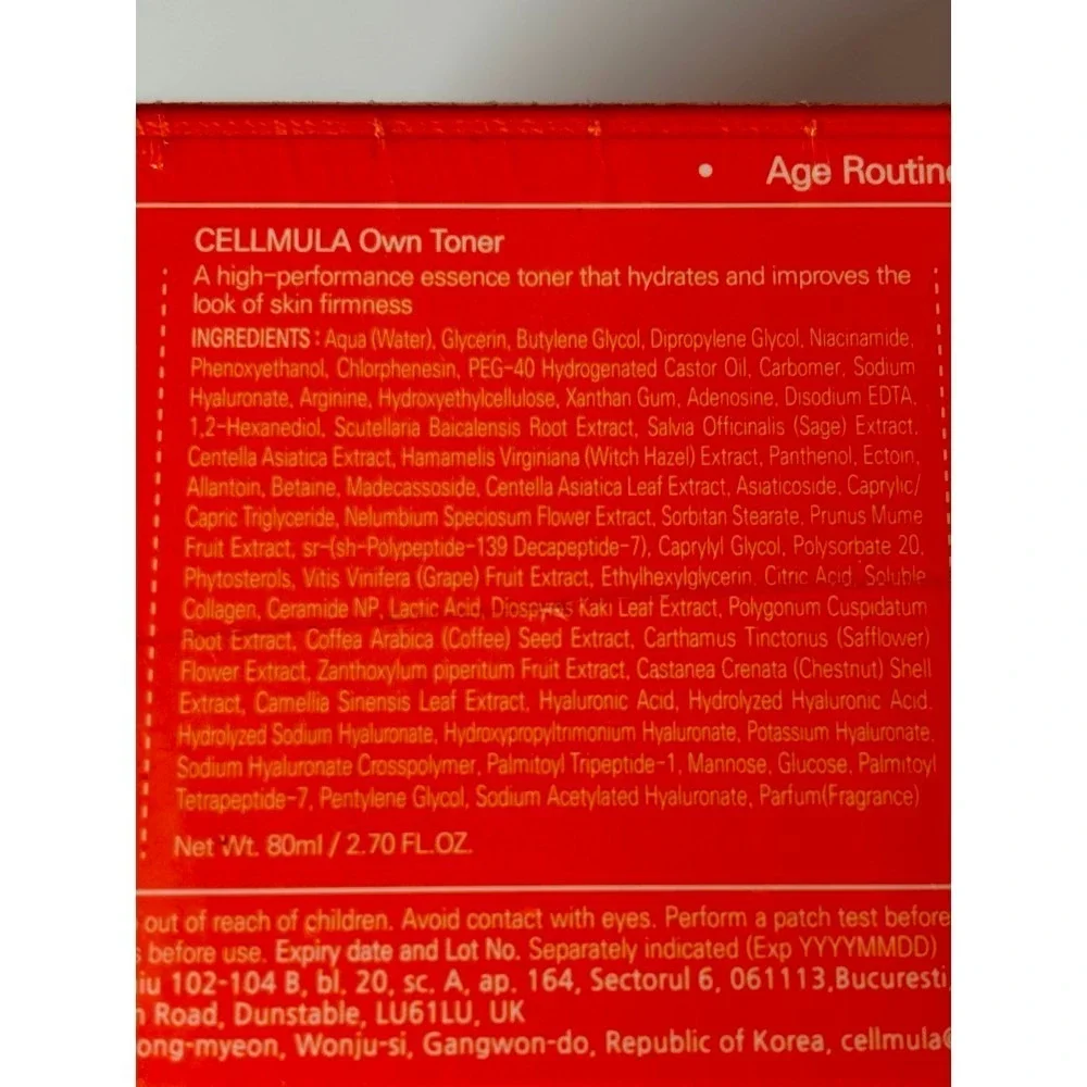 Cellmula Age Routine Box 50+ K-Beauty Anti-Aging Skincare Set Firming‎ Wrinkles